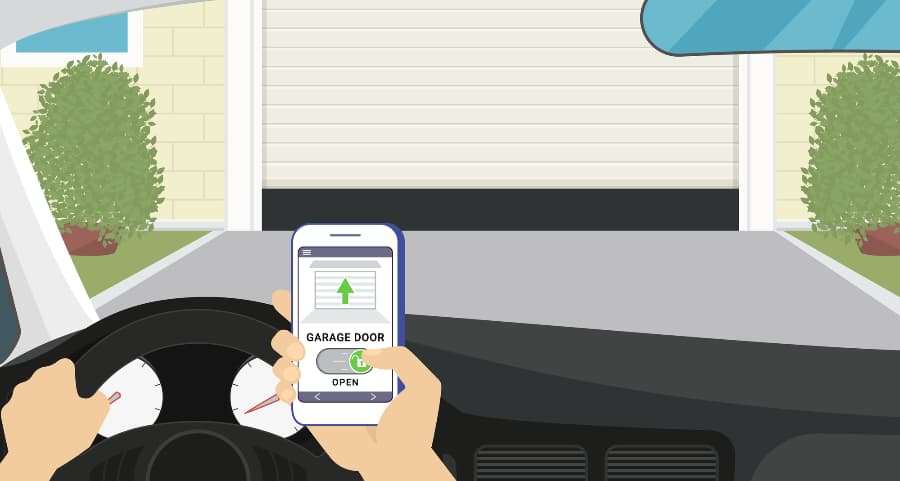 Garage door automation tips for Sandy Springs
